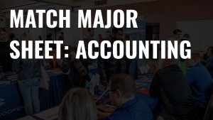 Match Major Sheet: Accounting