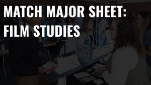 Match Major Sheet: Film Studies