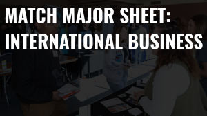 Match Major Sheet: International Business