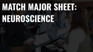 Match Major Sheet: Neuroscience